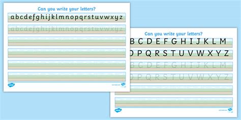 Can You Write Your Letters | Cursive Writing PDF