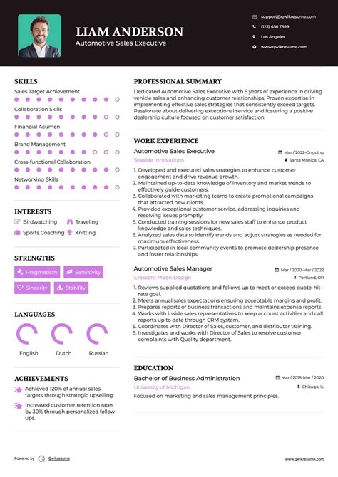 10+ Automotive Sales Manager Resume Samples & Templates for 2025