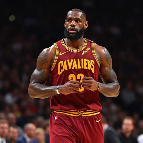 Lebron James with Cleveland Cavaliers | Stable Diffusion Online