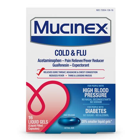 MUCINEX® FAST-MAX® Liquid Gels - Day Night Cold & Flu (Day)