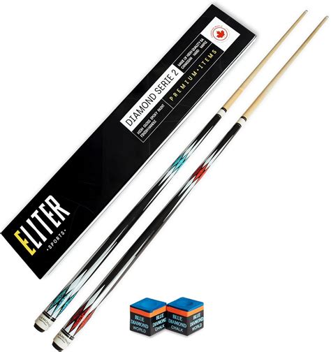 Set of 2 Premium Pool Cue Sticks - Original Design - Billiard cue ...