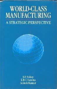 Amazon.in: Buy World Class Manufacturing Book Online at Low Prices in ...