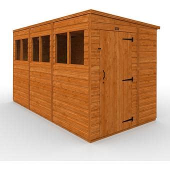 TigerFlex Shiplap Pent Shed 12x6 | Halfords UK
