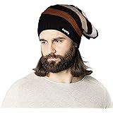 Gajraj Bob Marley Inspired Multicolor Striped Beanie for Men & Women ...