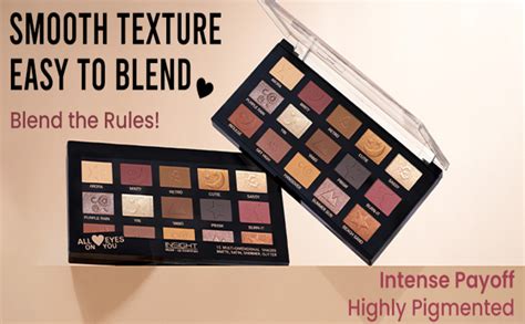 Buy INSIGHT All Eyes On You Eyeshadow Palette (17 g) | Mix of 15 Matte ...