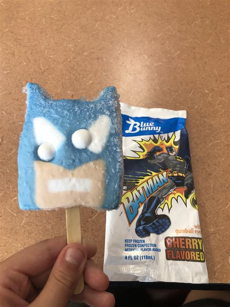 Batman Ice Cream bar. (this is the worst one i've had so far by looks ...