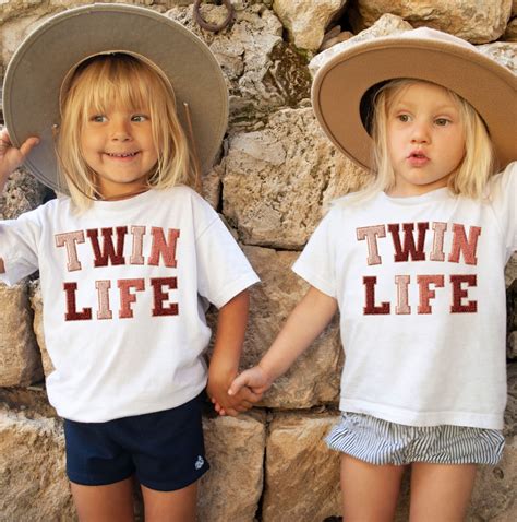 Twin Life Twin Shirts - Twin Life - Twins - Siblings Shirts - Gift for ...