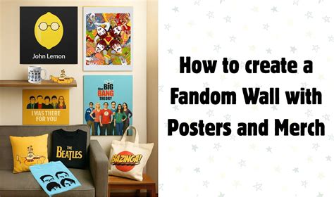 How to Create a Fandom Wall with Posters and Merch 🎸📺 – The Banyan Tee