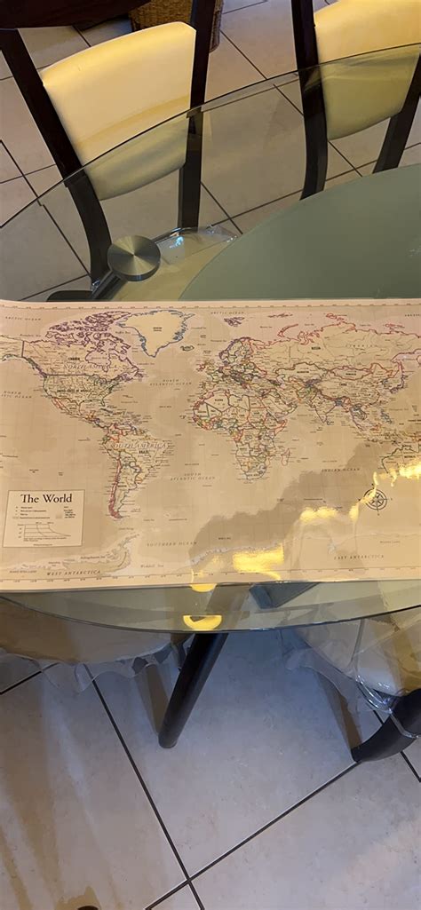 PalaceLearning Laminated Blank World Map Outline Poster - Wall India | Ubuy