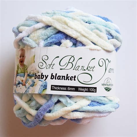 Buy Soft Baby Yarn | Super Thick Fluffy Jumbo Polyester |Baby Blanket ...