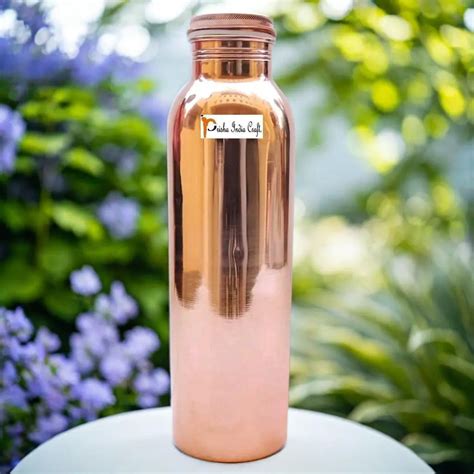 Pure copper water bottle (950ml) | PRISHA INDIA CRAFT – HalfPe