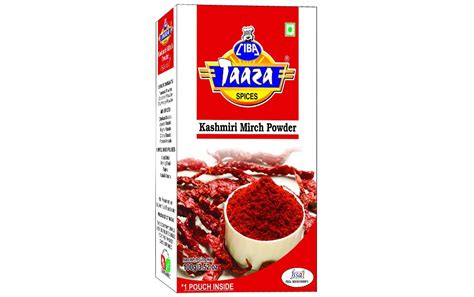 Ciba Taaza Kashmiri Mirch Powder Box 100 grams - Reviews | Nutrition ...