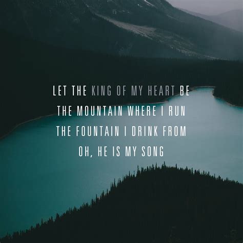 King of My Heart Worship Lyrics