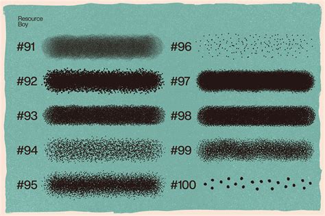 100 Free Stipple Shading Photoshop Brushes | Resource Boy
