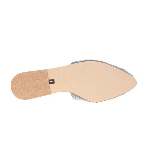 Rajashoes Brand Womens Ethnic Mojaris 47-Mules/ Jutti (Grey/Silver ...