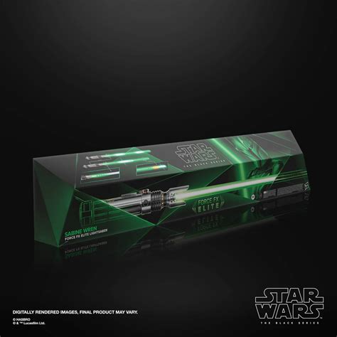 Hasbro Star Wars: Ahsoka Black Series Replica Force FX Elite Lightsaber ...