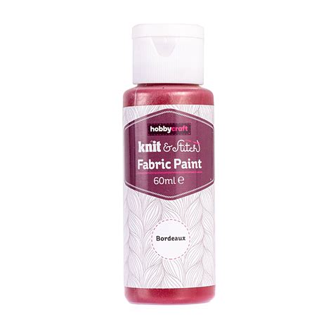 Bordeaux Fabric Paint 60ml | Hobbycraft