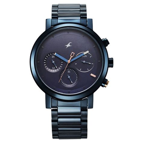 Buy Online Fastrack Tick Tock Quartz Analog Blue Dial With Blue ...