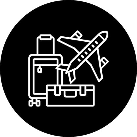 Business trip icon | Premium Vector