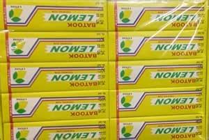 Batook 5 Sticks Lemon Lemon Chewing Gum 20 X 12g (Pack Of 1) : Amazon ...