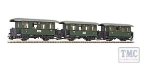 L340500 Liliput HOe Scale 3-unit set coaches chslebahn