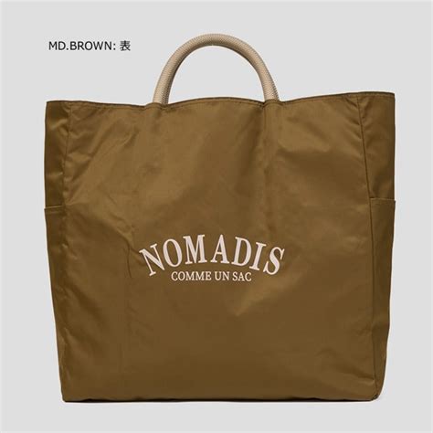 【25AW】NOMADIS ノマディス SAC2 16mm サック ナイロントートバッグ ロゴプリント 25AW-N181【送料無料】【予約 ...
