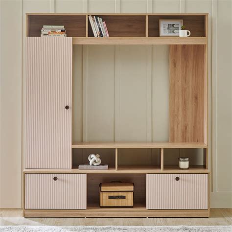 Buy Lexus Entertainment Wall Unit - Oak from Home Centre at just INR ...