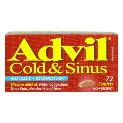 Buy Advil Cold and Sinus Caplets | Fast Relief in Canada and The USA ...