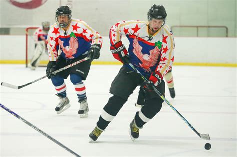 Norwalk Fire faceoff with Norwalk Police at SoNo Ice House