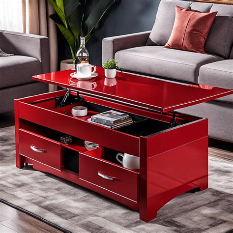 20 Inspiring Modern Red Coffee Table Designs for Contemporary Living Spaces