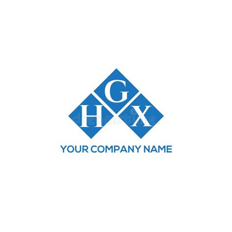 GHX Letter Logo Design on WHITE Background. GHX Creative Initials ...