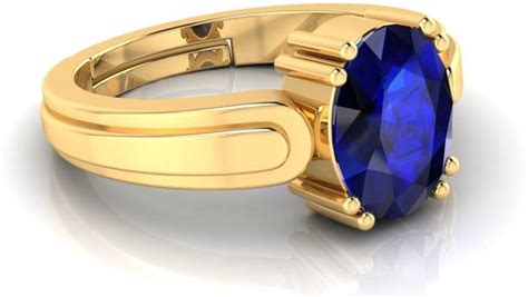 Blue Sapphire Ring - Buy Blue Sapphire Ring online at Best Prices in ...