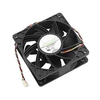 Cooling Fan, DC 12V 5.0A Computer Case 7500RPM Cooling Fan Replacement ...