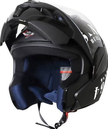 Steelbird SB-34 7Wings TRX Tank Flip Up Graphics Helmet in Matt Black ...