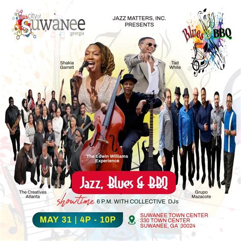 Jazz, Blues & BBQ Suwanee GA, 339 Town Center Ave NW, Suwanee, GA 30024 ...
