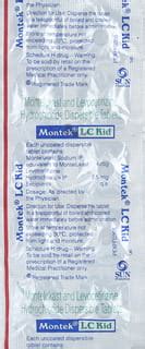 Montek LC Kid Tablet: Uses, Side Effects, Price, Dosage & More Info ...