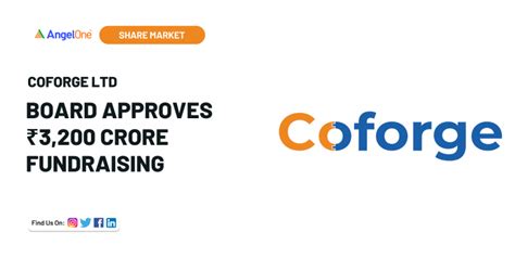 Coforge Ltd Board Approves ₹3,200 Crore Fundraising | Angel One