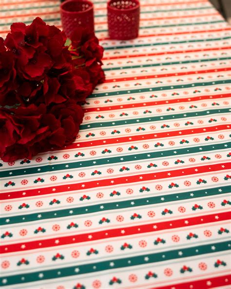 Christmas Table Cloth - Snowflake - White – Barsa