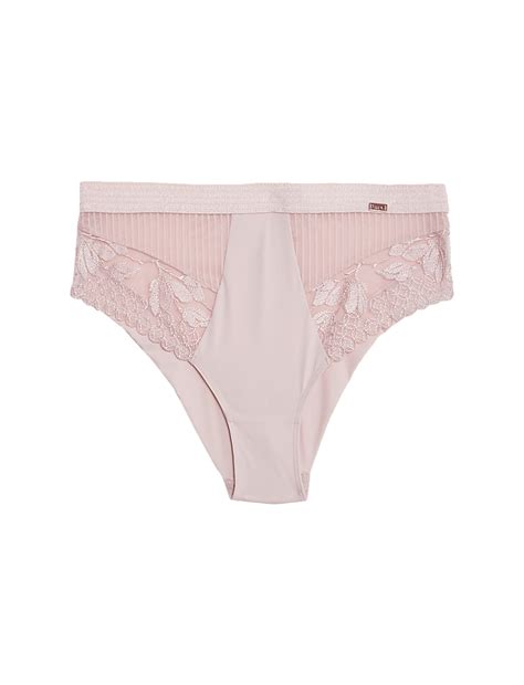 Buy Jasmine High Waisted Brazilian Knickers at Marks & Spencer