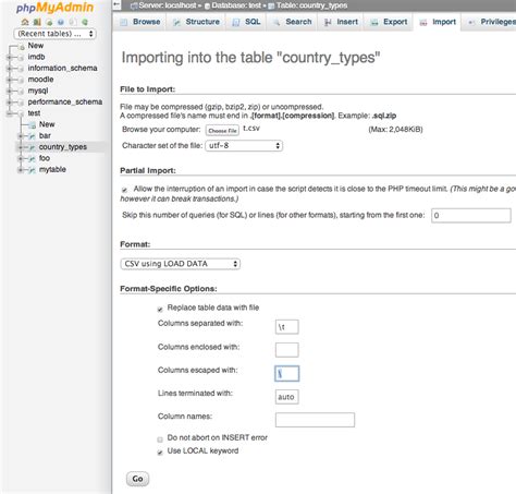 Import CSV File in MySQL Command Line 的图像结果
