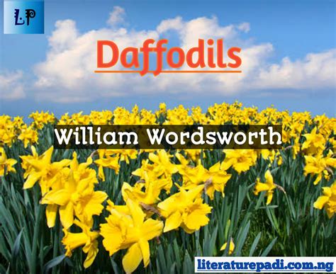 William Wordsworth Daffodils