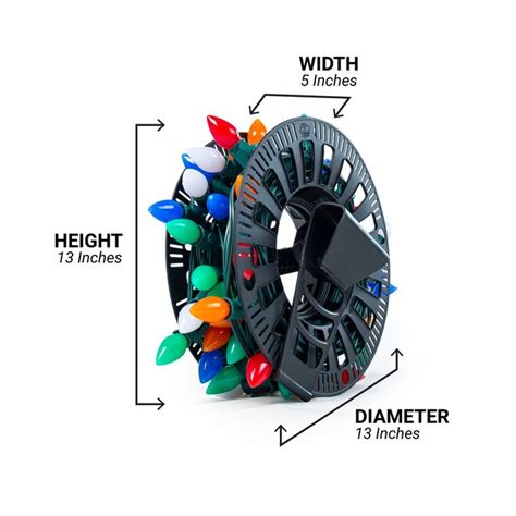 Village Lighting 3-Reel 750-Light 12.5-in W x 12.5-in H Red String ...