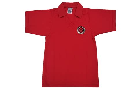 Golf Shirt EMB - Gordon Road Red – Gem Schoolwear