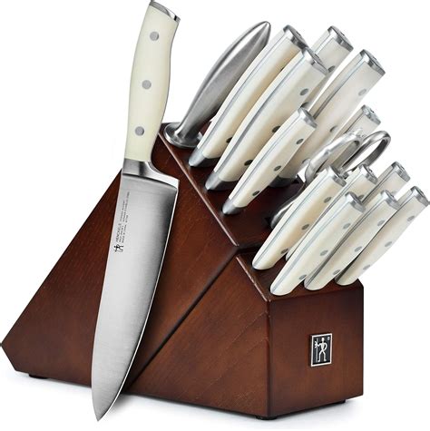 Zwilling J.A. Henckels HENCKELS 16 Piece Forged AccentOff-White Knife ...
