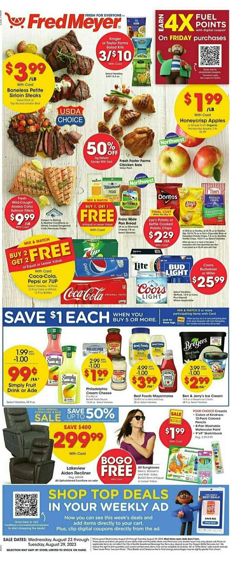 Fred Meyer Weekly Ad & Specials from August 23