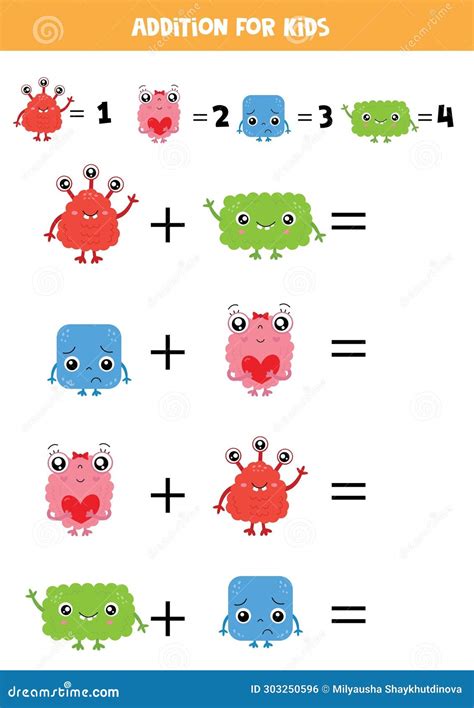 Math Additions Cartoon 的图像结果