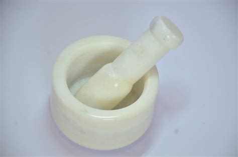White Marble Imam Dasta/Mortar and Pestle Set/Ohkli Musal/Kharal/Idi ...