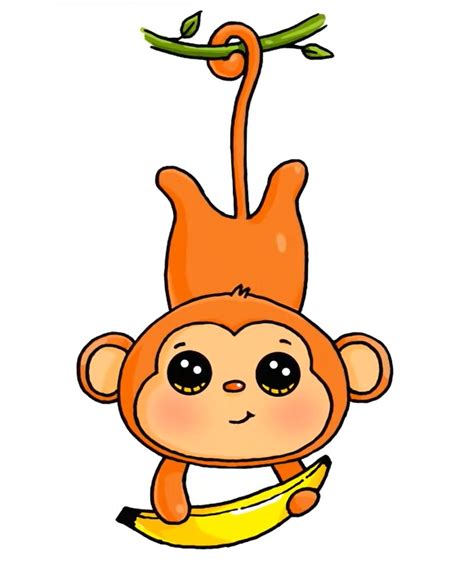 Image result for How to Draw a Simple Monkey