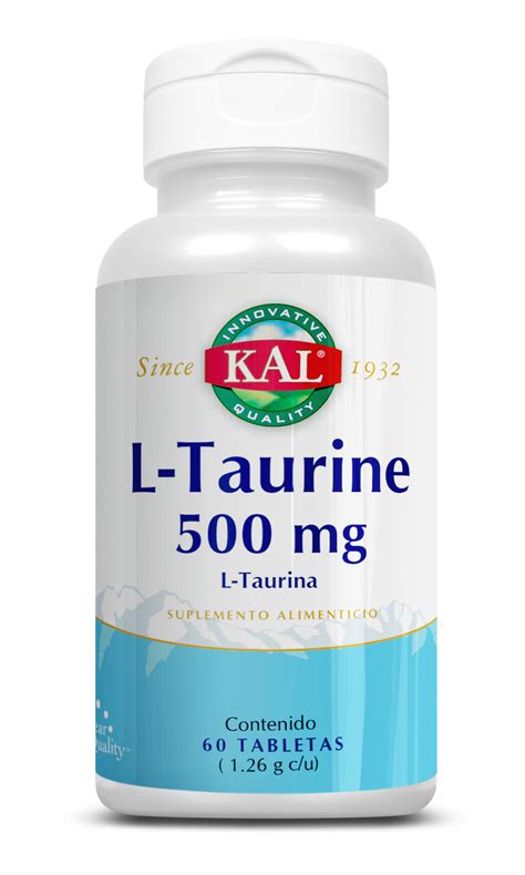 L-Taurina | KAL Vitamins México - Tienda De Vitaminas Y Suplementos