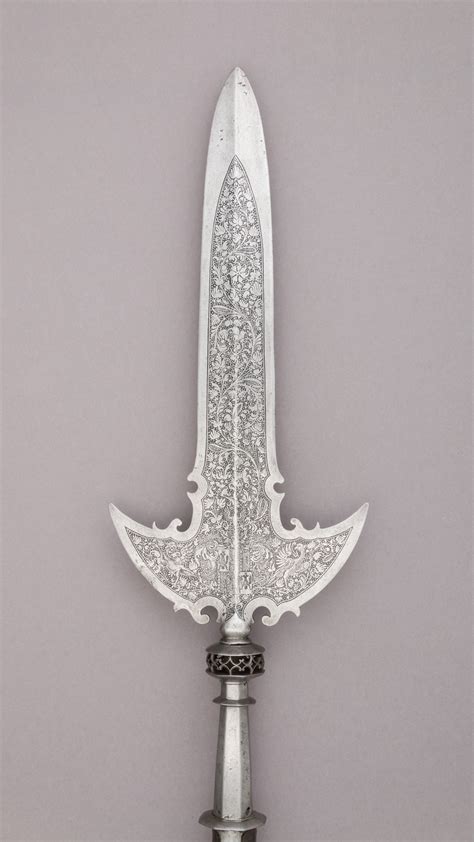 Partisan (221 cm, 2,6 kg or 5 lbs. 11.4 oz and 8 11/16 in), Italy 1610 ...